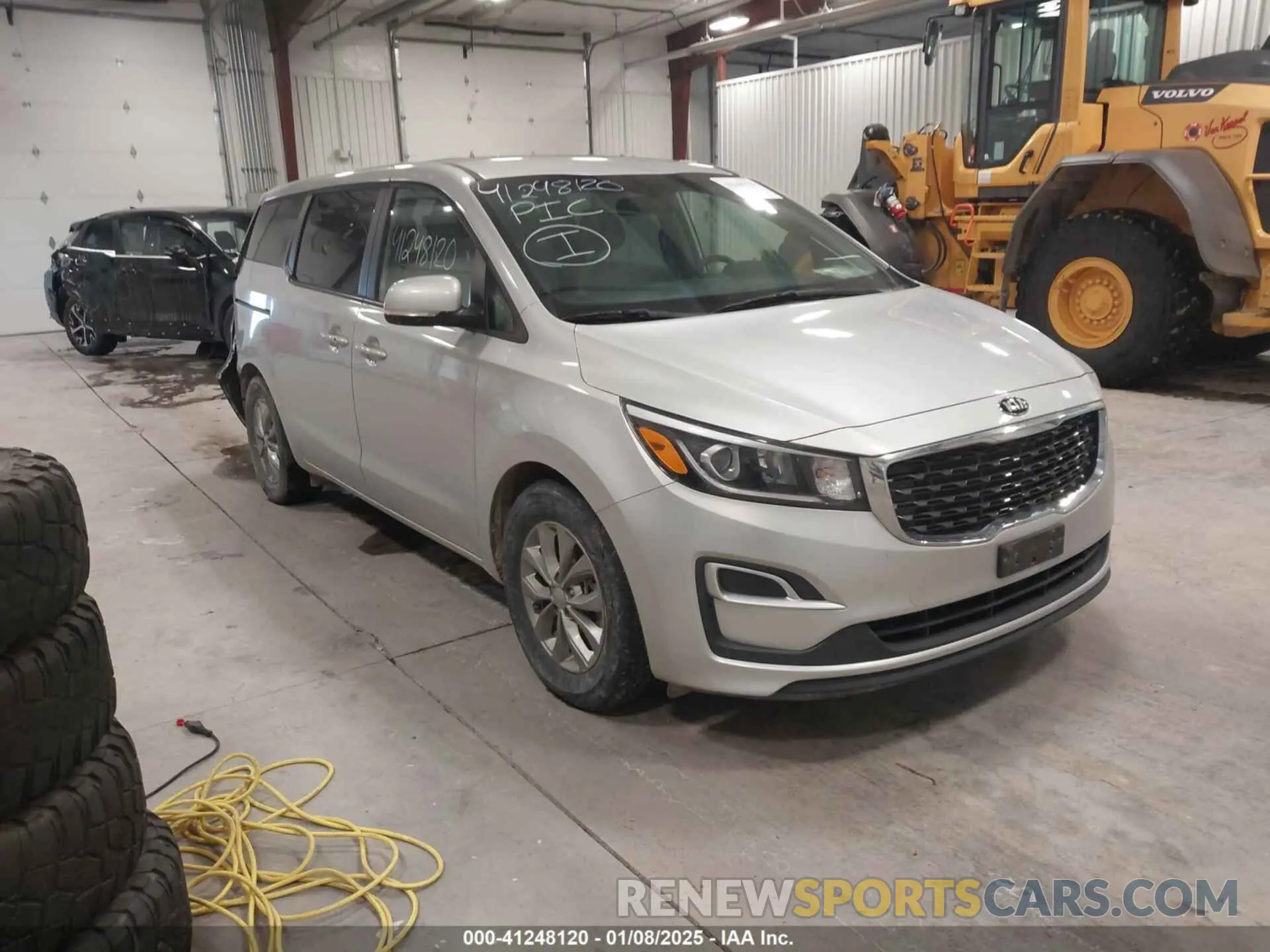 1 fotografías del automóvil dañado KNDMB5C18M6673537 KIA SEDONA 2021