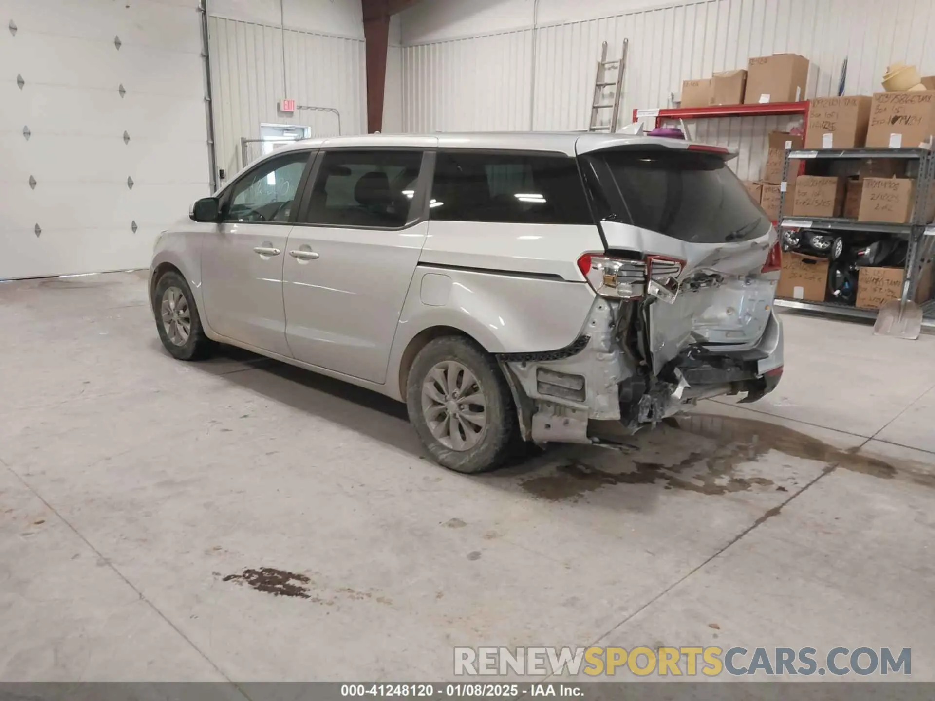 3 fotografías del automóvil dañado KNDMB5C18M6673537 KIA SEDONA 2021
