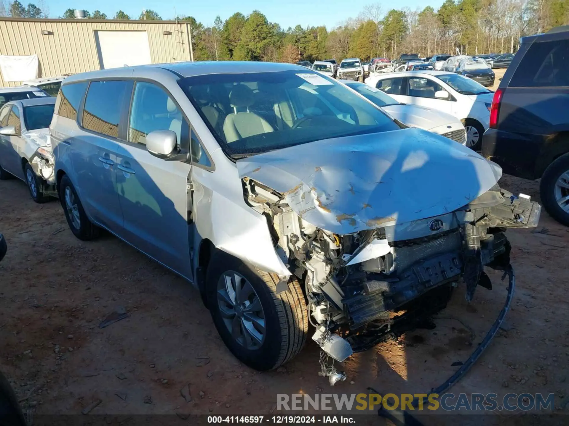 1 fotografías del automóvil dañado KNDMB5C19M6671635 KIA SEDONA 2021