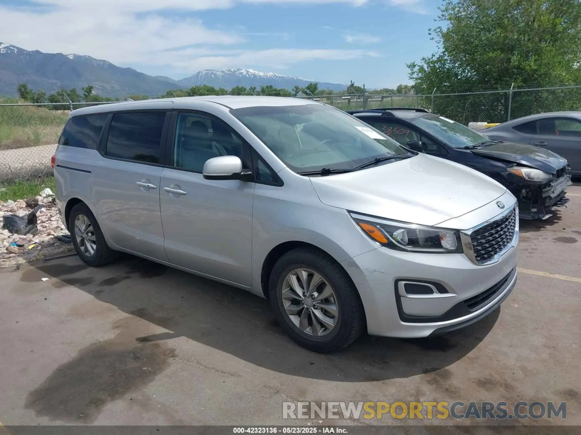 1 fotografías del automóvil dañado KNDMB5C19M6671666 KIA SEDONA 2021