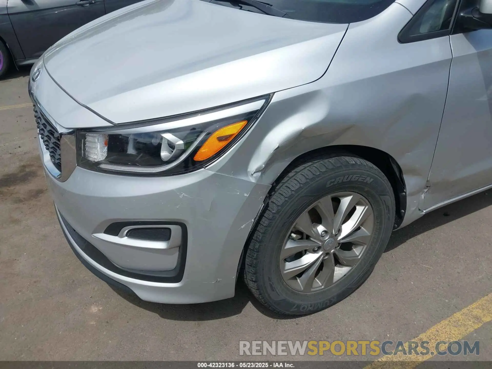 6 fotografías del automóvil dañado KNDMB5C19M6671666 KIA SEDONA 2021