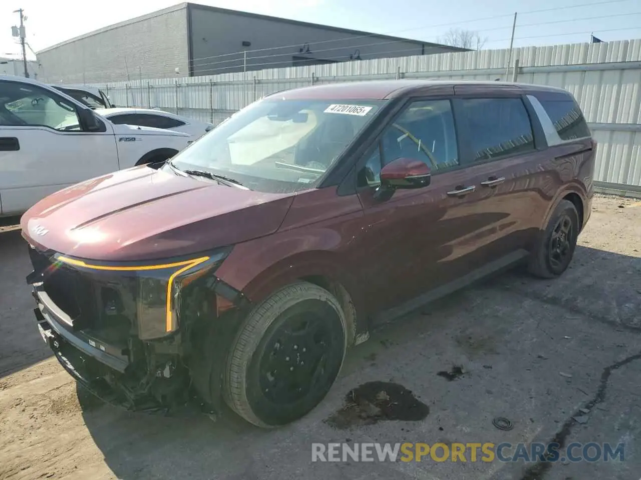 1 fotografías del automóvil dañado KNDNB5K34S6478720 KIA SEDONA 2025