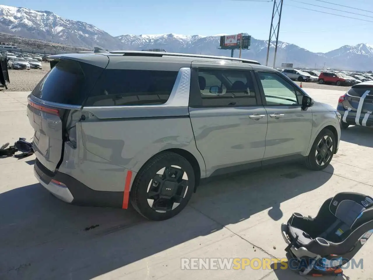 3 fotografías del automóvil dañado KNDNC5K31S6477182 KIA SEDONA 2025