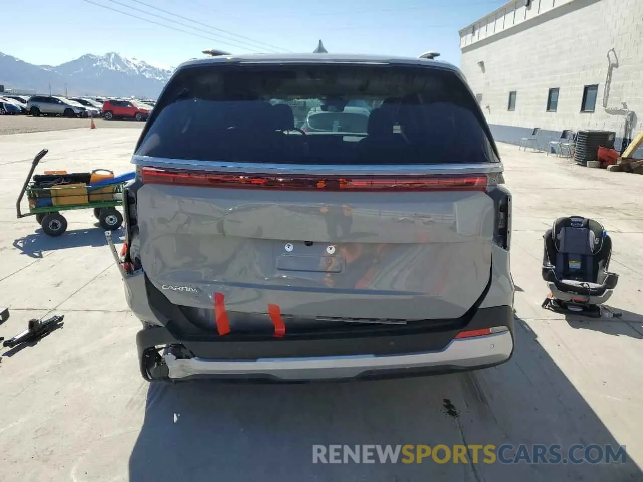 6 fotografías del automóvil dañado KNDNC5K31S6477182 KIA SEDONA 2025