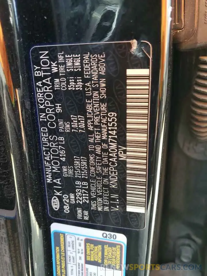 13 fotografías del automóvil dañado KNDEPCAA0M7141559 KIA SELTOS 2021