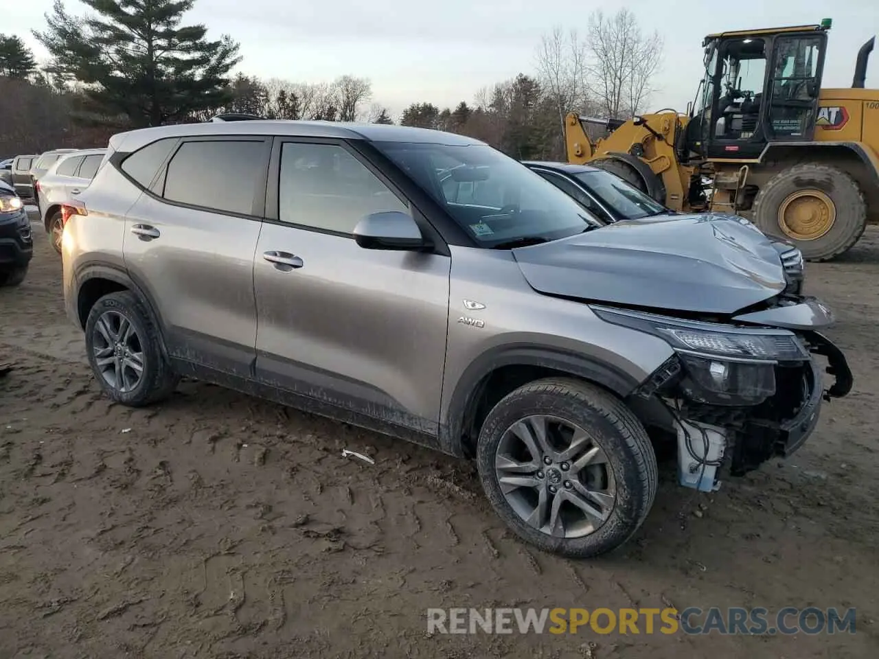 4 fotografías del automóvil dañado KNDEPCAA1M7144535 KIA SELTOS 2021