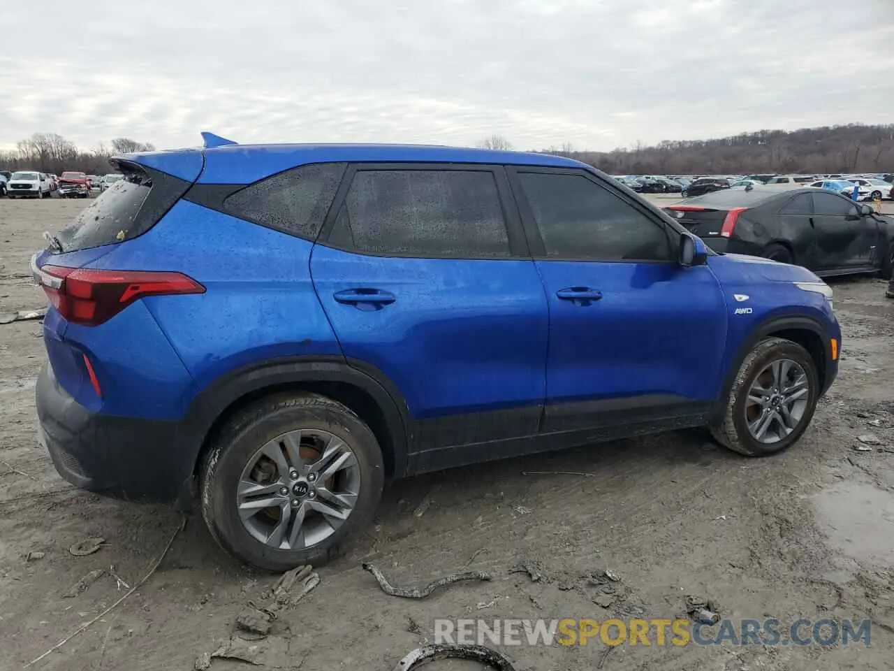 3 fotografías del automóvil dañado KNDEPCAA6M7093551 KIA SELTOS 2021