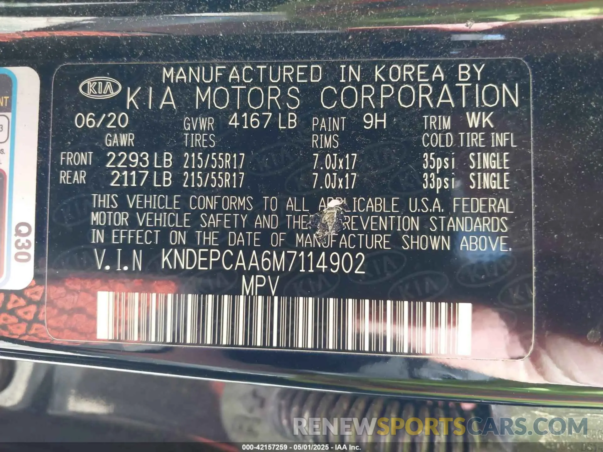 9 fotografías del automóvil dañado KNDEPCAA6M7114902 KIA SELTOS 2021