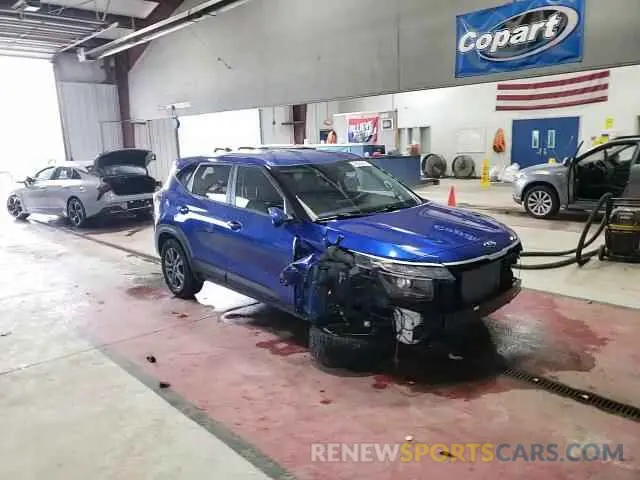 12 fotografías del automóvil dañado KNDEPCAA6M7121185 KIA SELTOS 2021