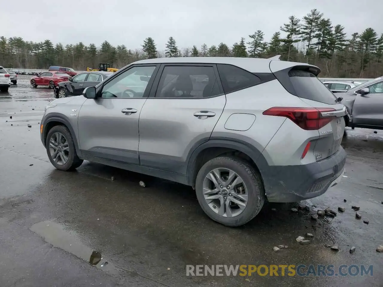 2 fotografías del automóvil dañado KNDEPCAA6M7176767 KIA SELTOS 2021