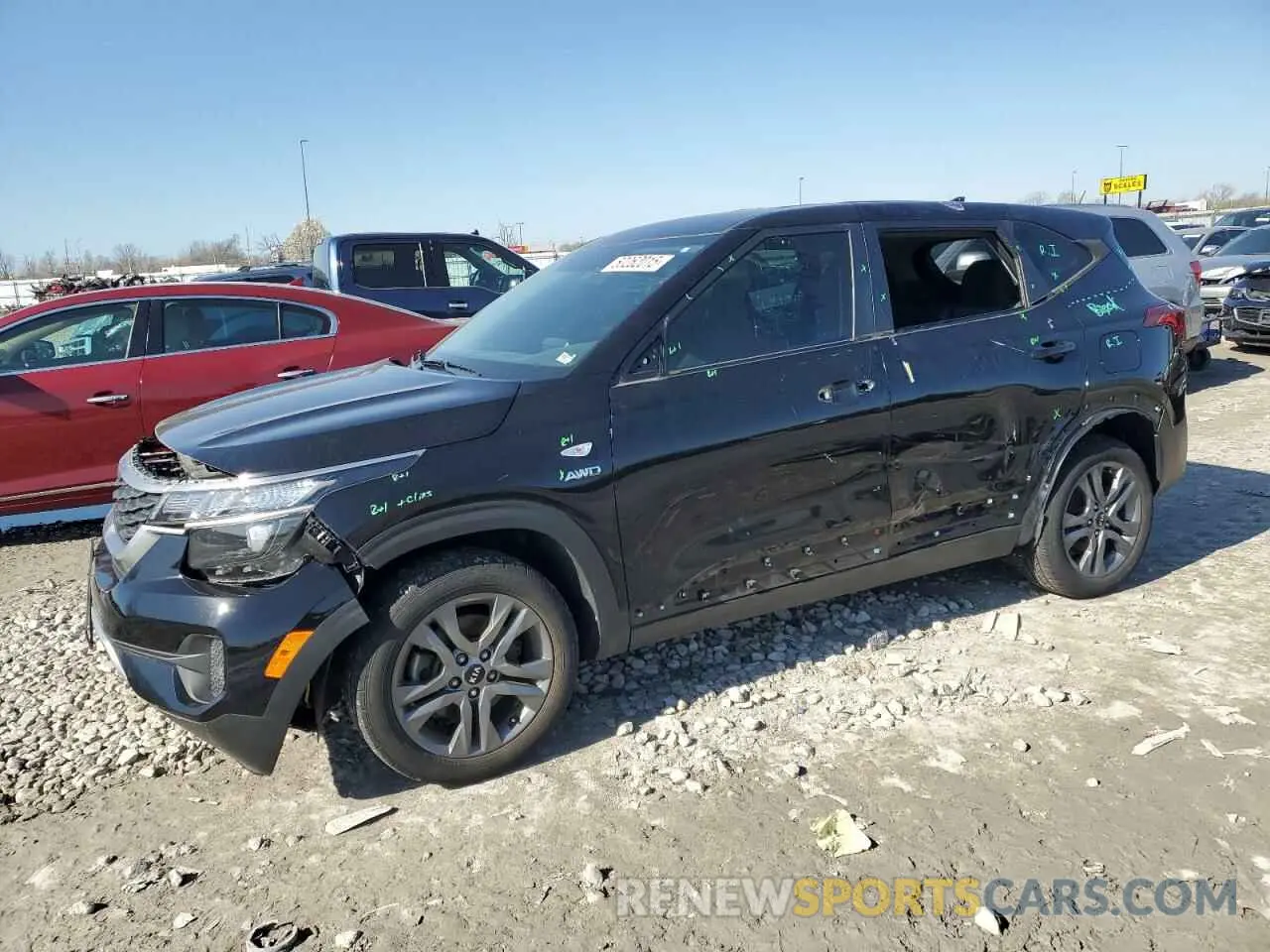 1 fotografías del automóvil dañado KNDEPCAA7M7126878 KIA SELTOS 2021