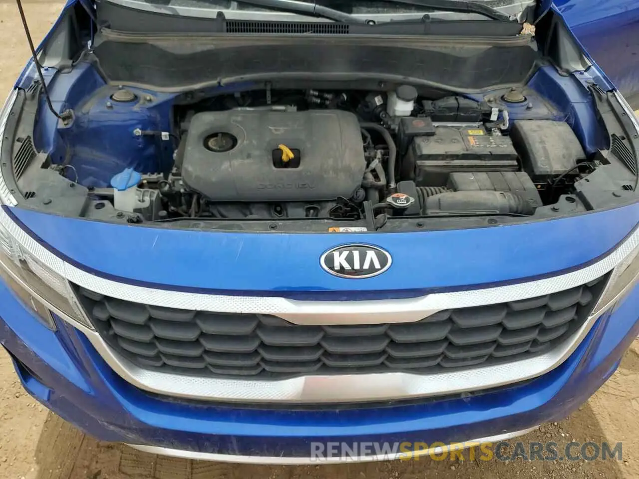 12 fotografías del automóvil dañado KNDEPCAA7M7127237 KIA SELTOS 2021
