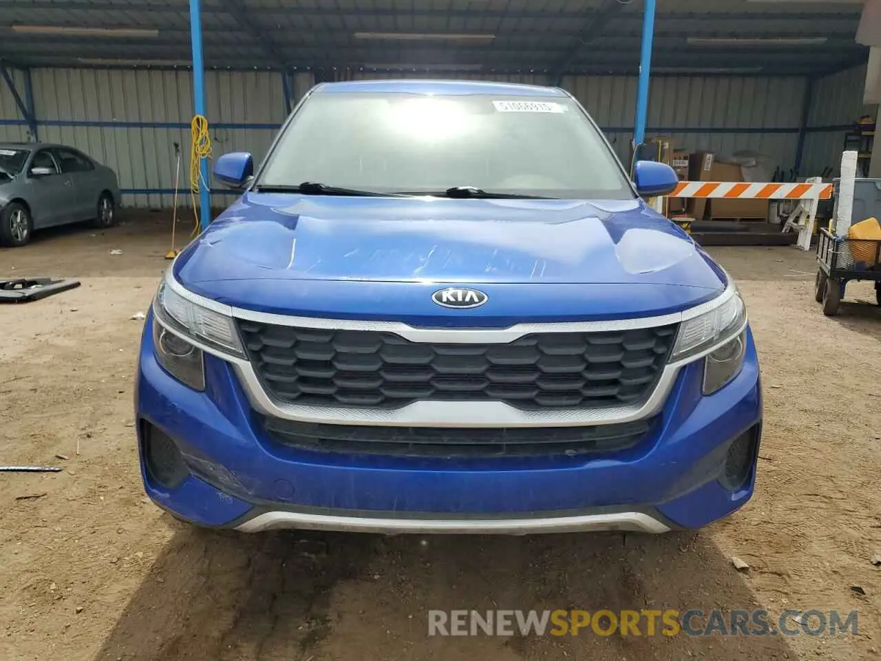 5 fotografías del automóvil dañado KNDEPCAA7M7127237 KIA SELTOS 2021