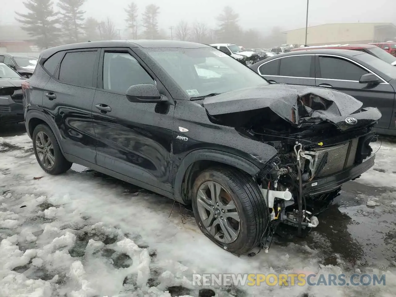 4 fotografías del automóvil dañado KNDEPCAA8M7084818 KIA SELTOS 2021