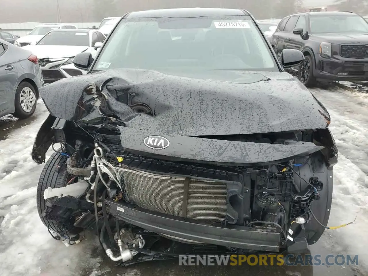 5 fotografías del automóvil dañado KNDEPCAA8M7084818 KIA SELTOS 2021
