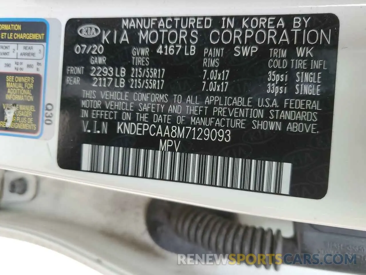 14 fotografías del automóvil dañado KNDEPCAA8M7129093 KIA SELTOS 2021