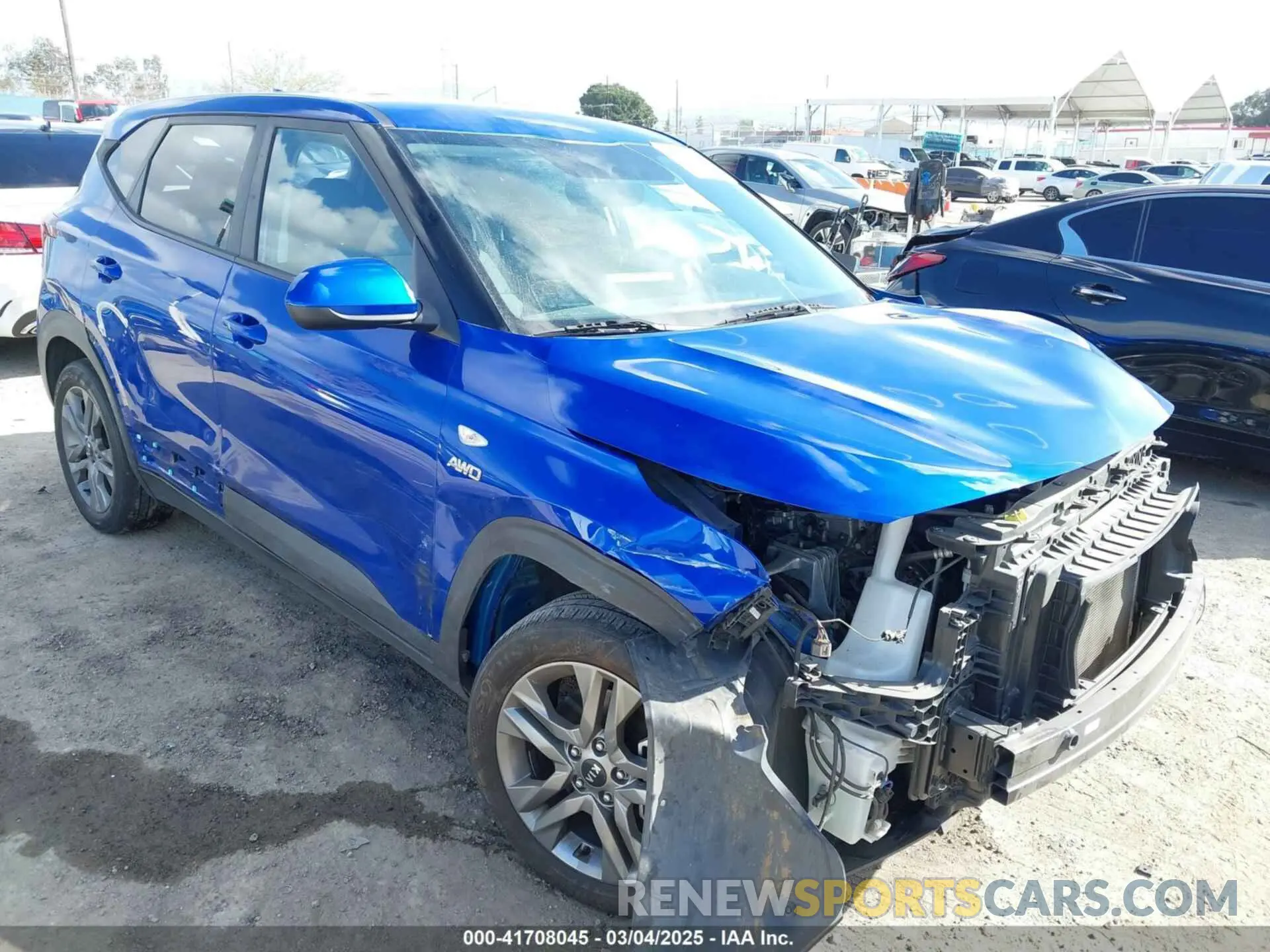 1 fotografías del automóvil dañado KNDEPCAA9M7076887 KIA SELTOS 2021