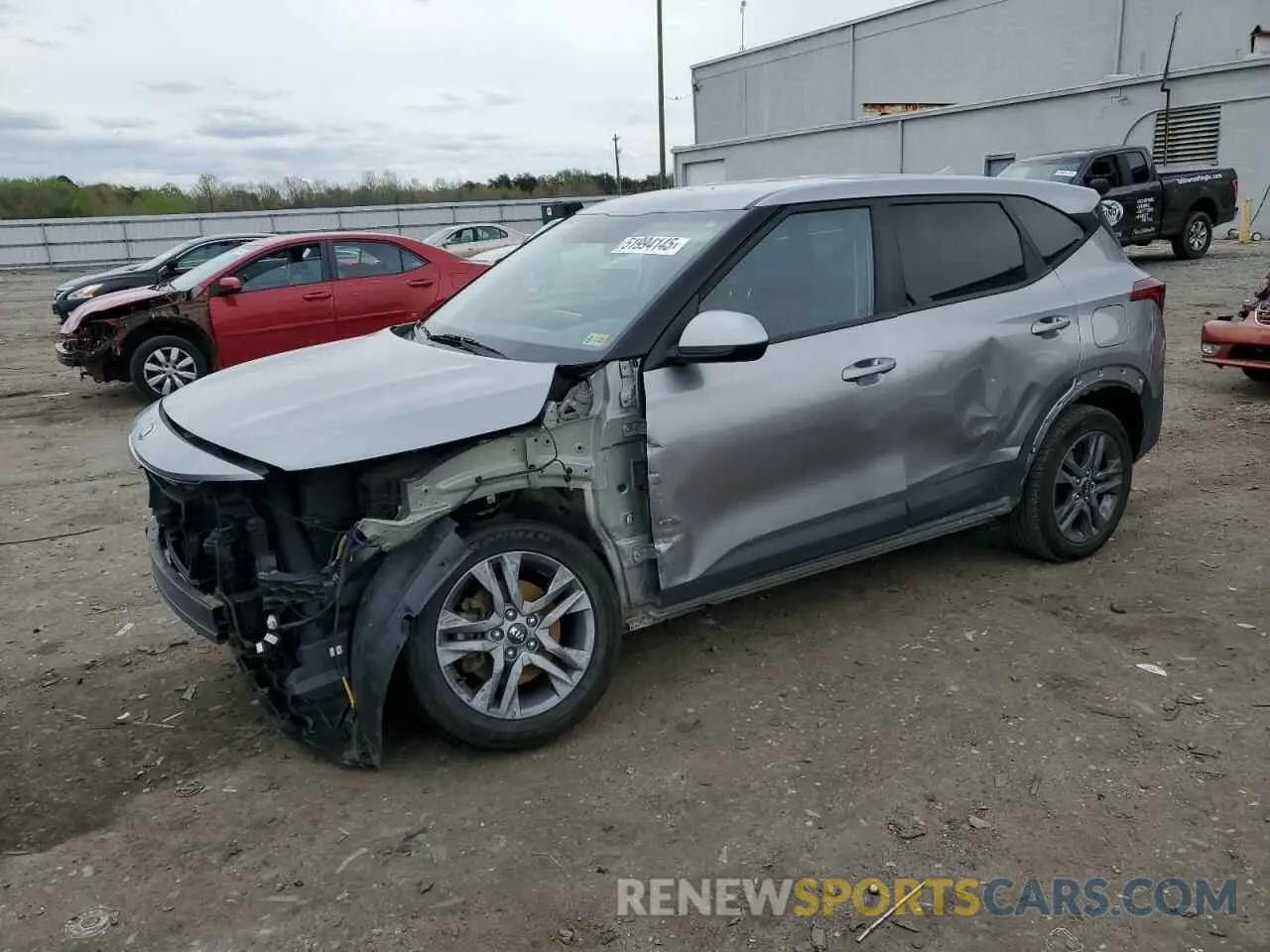1 fotografías del automóvil dañado KNDEPCAAXM7092614 KIA SELTOS 2021