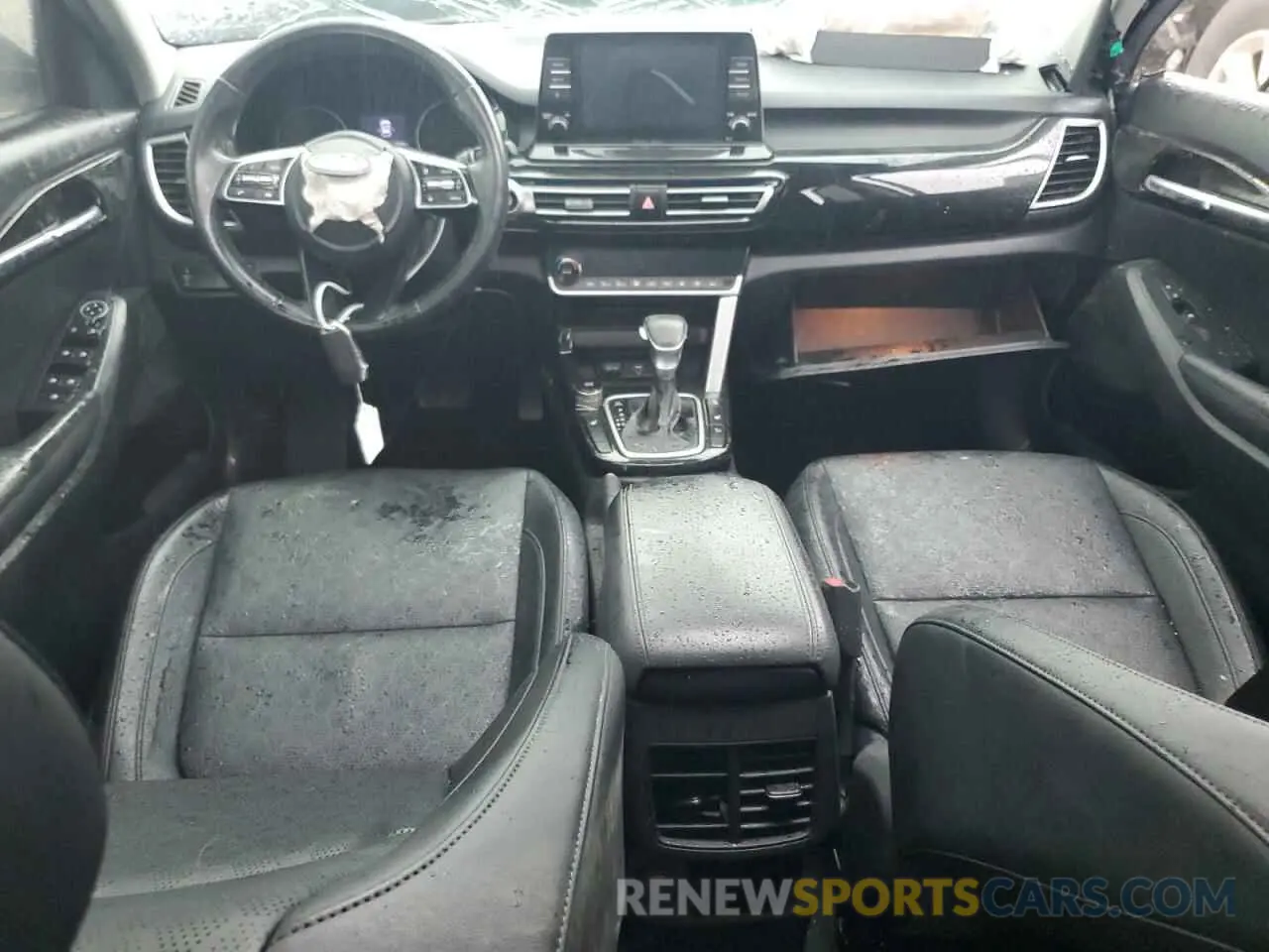 8 fotografías del automóvil dañado KNDERCAA1M7076036 KIA SELTOS 2021