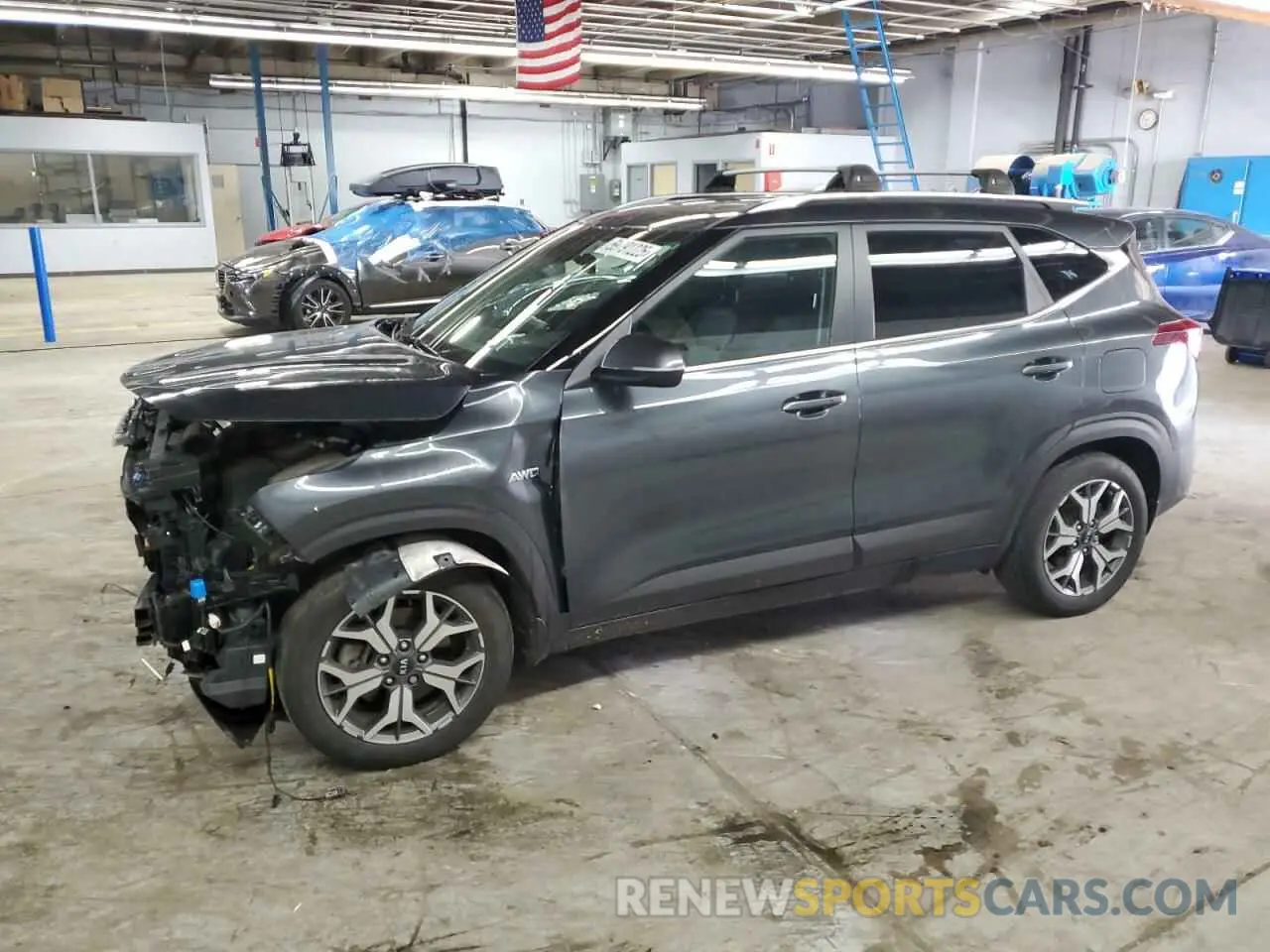 1 fotografías del automóvil dañado KNDERCAA4M7119123 KIA SELTOS 2021