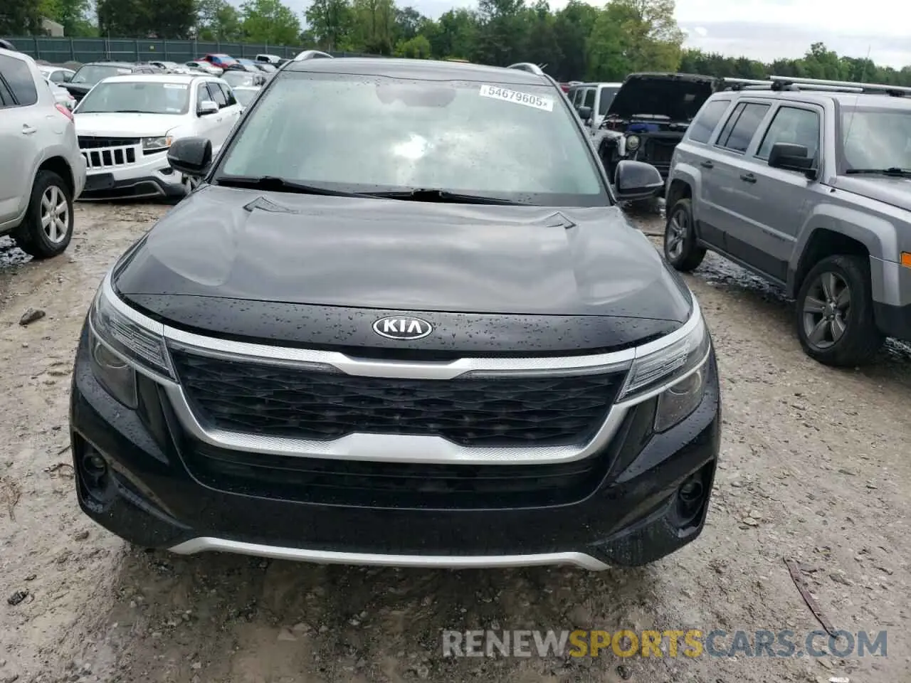 5 fotografías del automóvil dañado KNDERCAA6M7102971 KIA SELTOS 2021