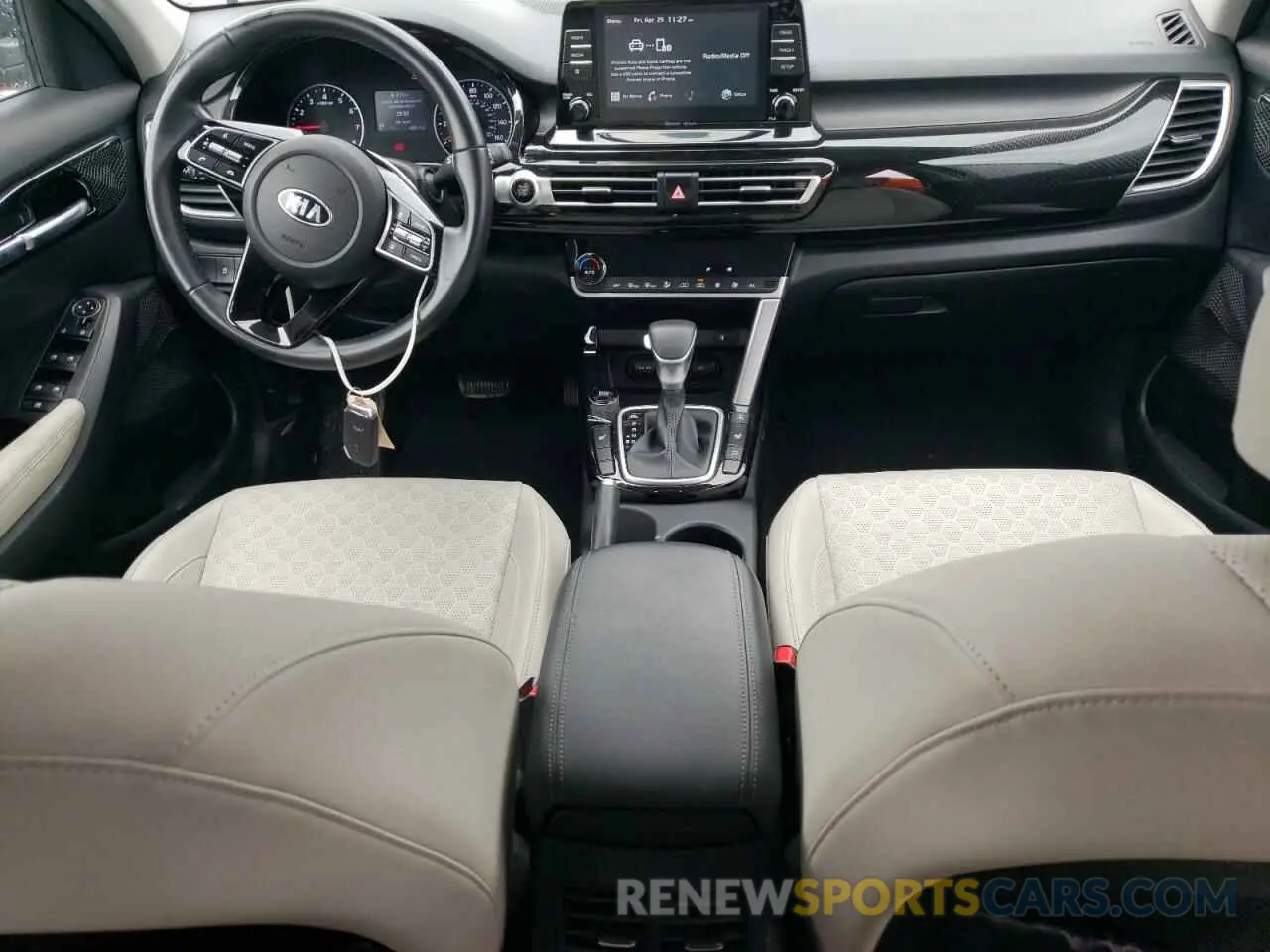 8 fotografías del automóvil dañado KNDERCAA6M7102971 KIA SELTOS 2021