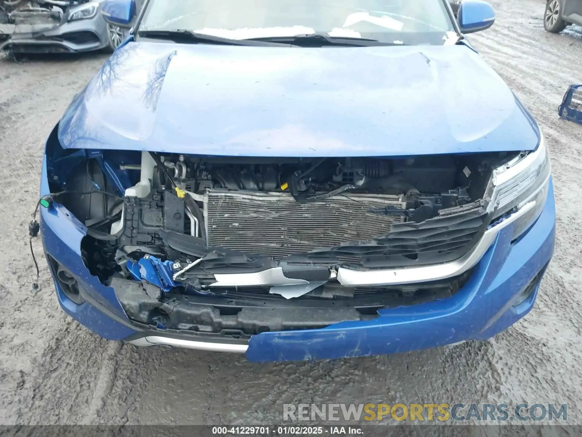 6 fotografías del automóvil dañado KNDERCAA6M7104087 KIA SELTOS 2021
