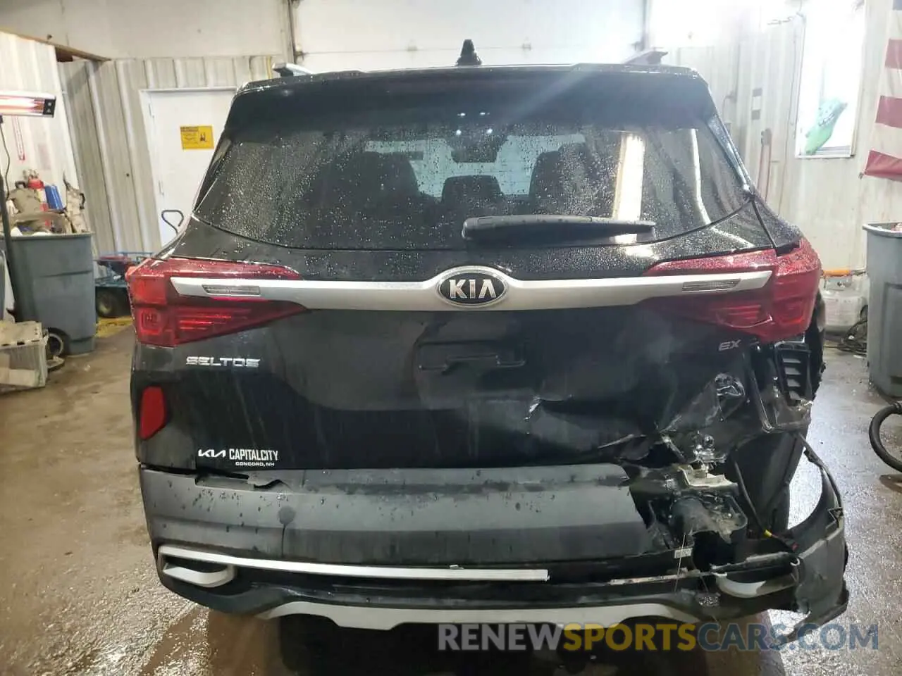 6 fotografías del automóvil dañado KNDERCAAXM7196935 KIA SELTOS 2021