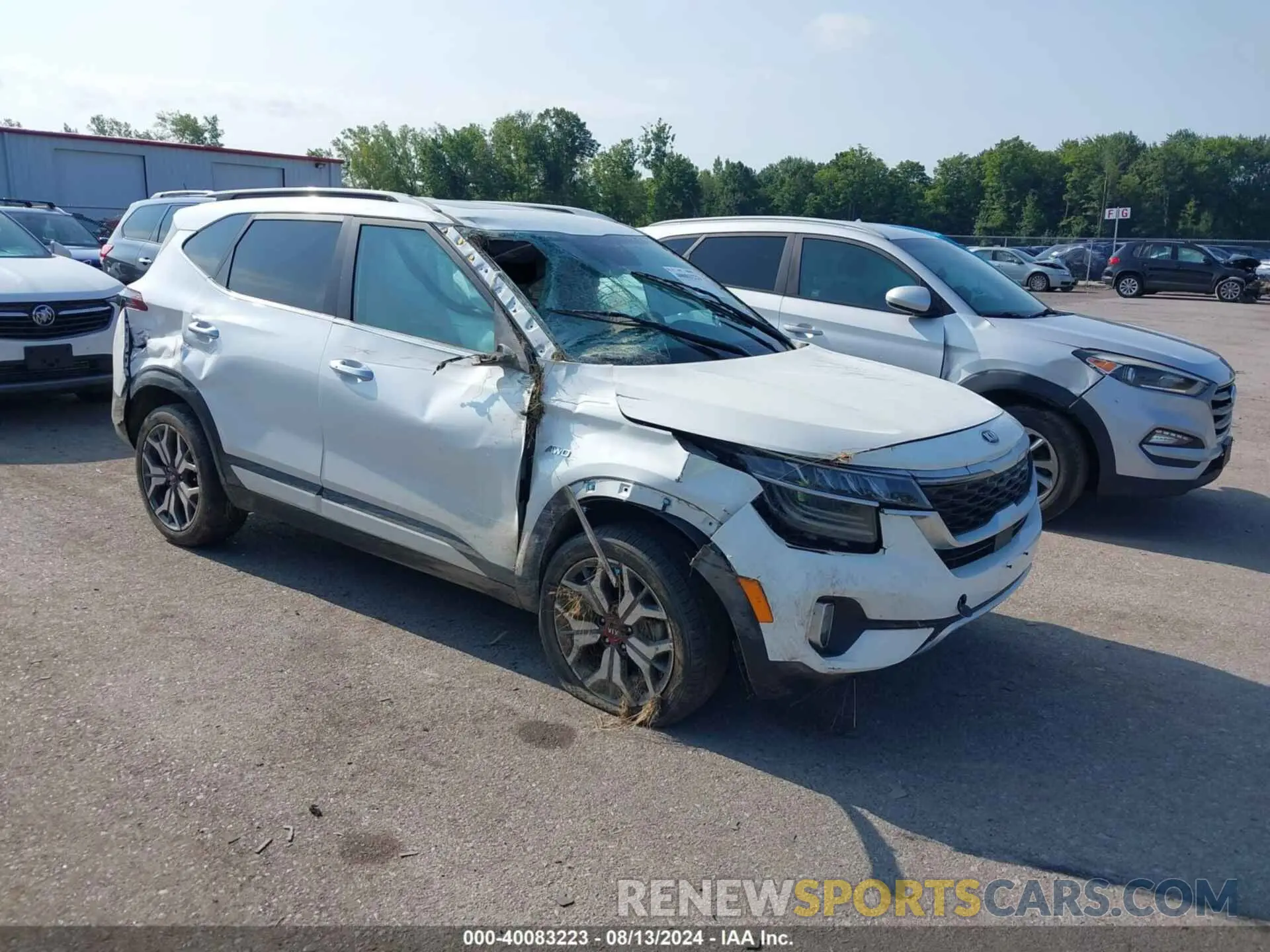1 fotografías del automóvil dañado KNDETCA23M7175659 KIA SELTOS 2021