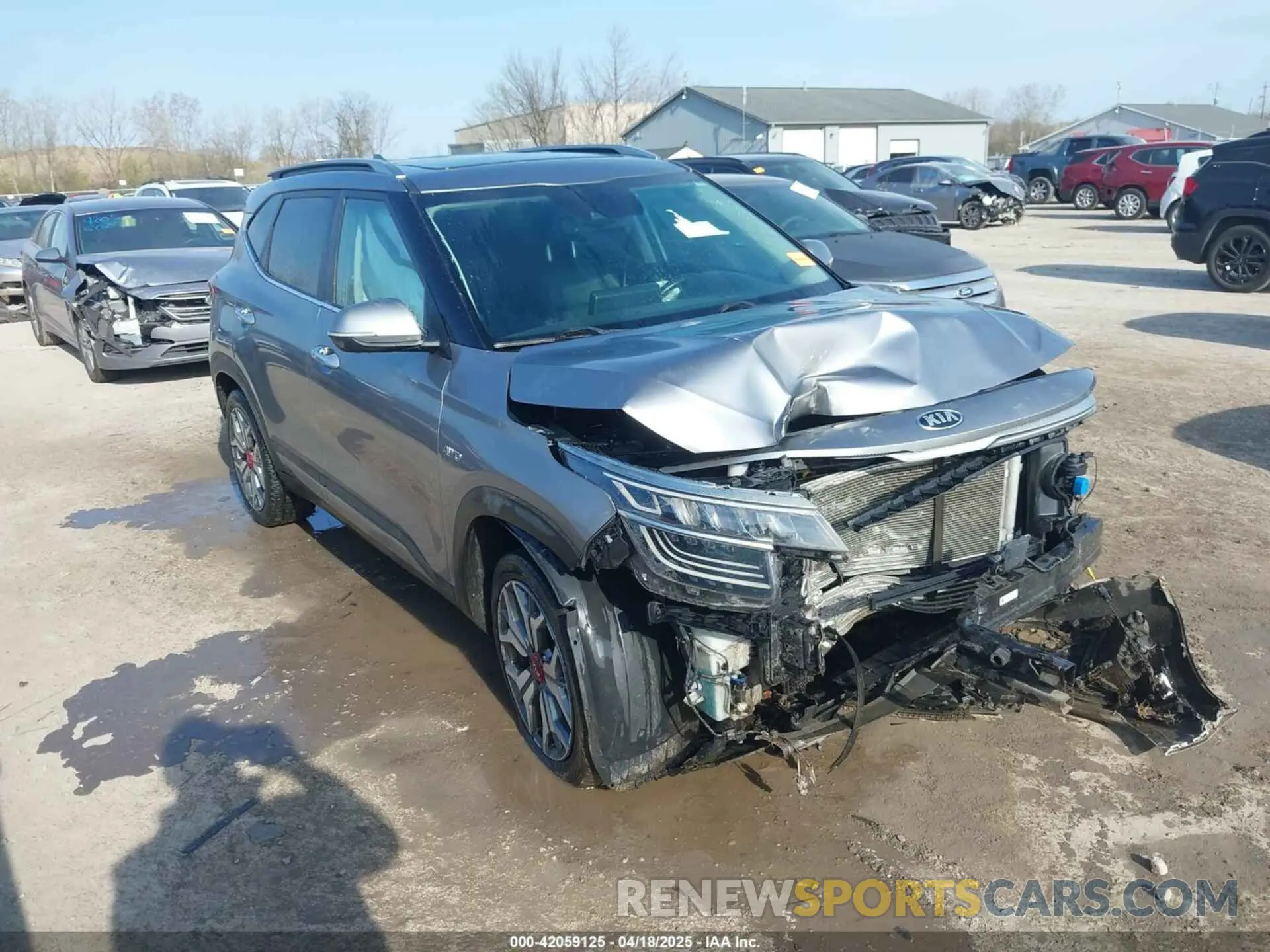 1 fotografías del automóvil dañado KNDETCA25M7073876 KIA SELTOS 2021