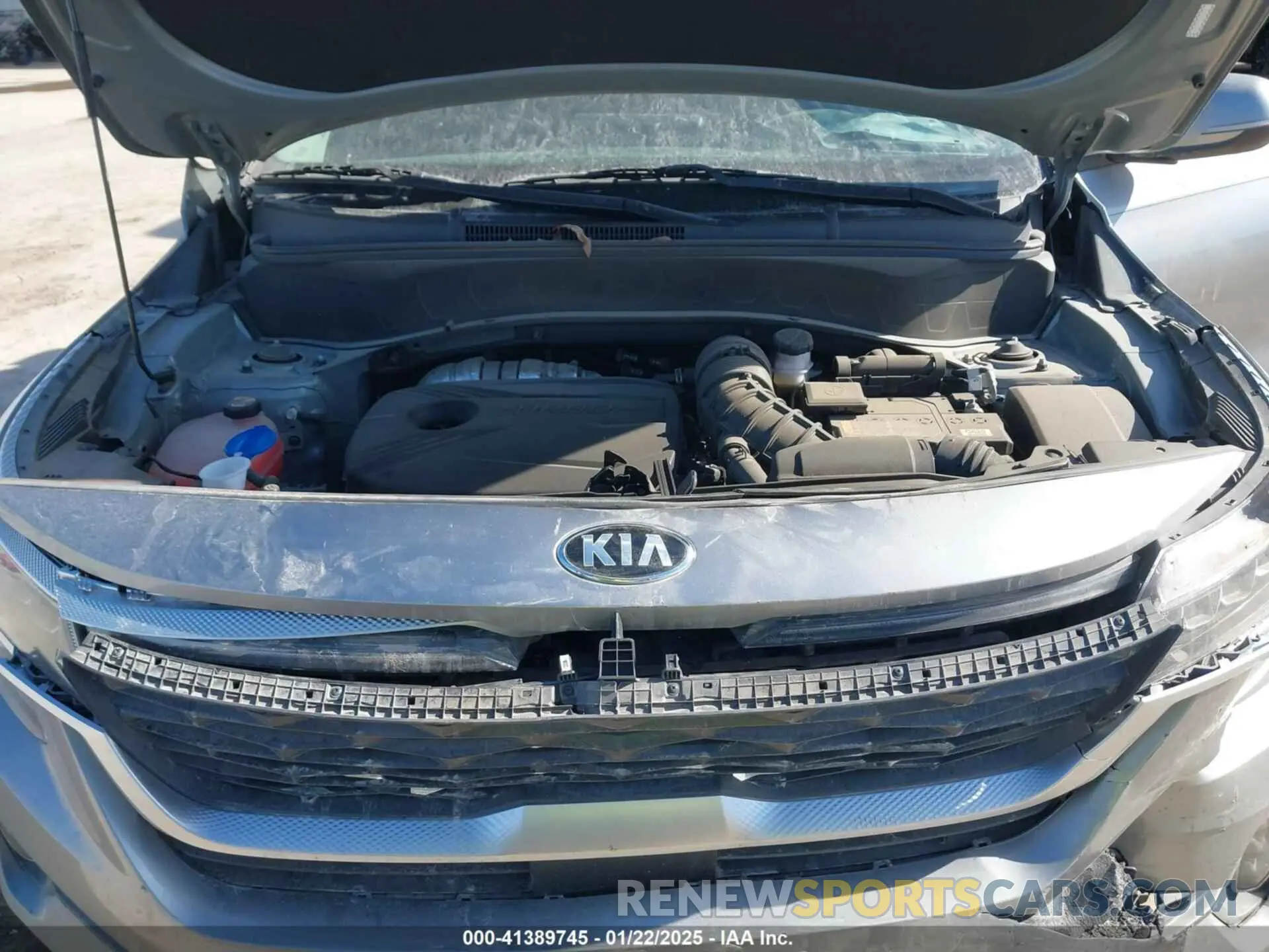 10 fotografías del automóvil dañado KNDETCA25M7197677 KIA SELTOS 2021