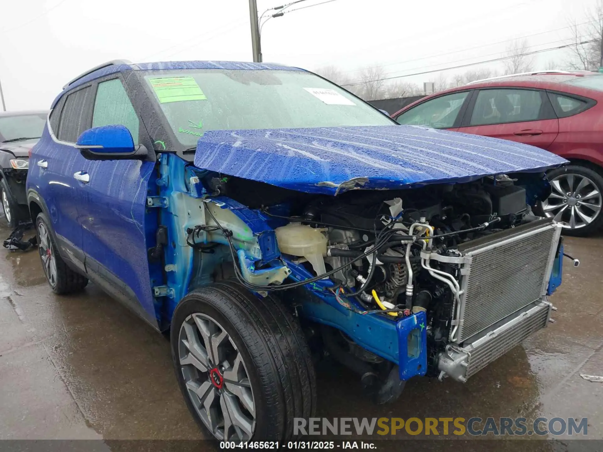 1 fotografías del automóvil dañado KNDETCA26M7106156 KIA SELTOS 2021