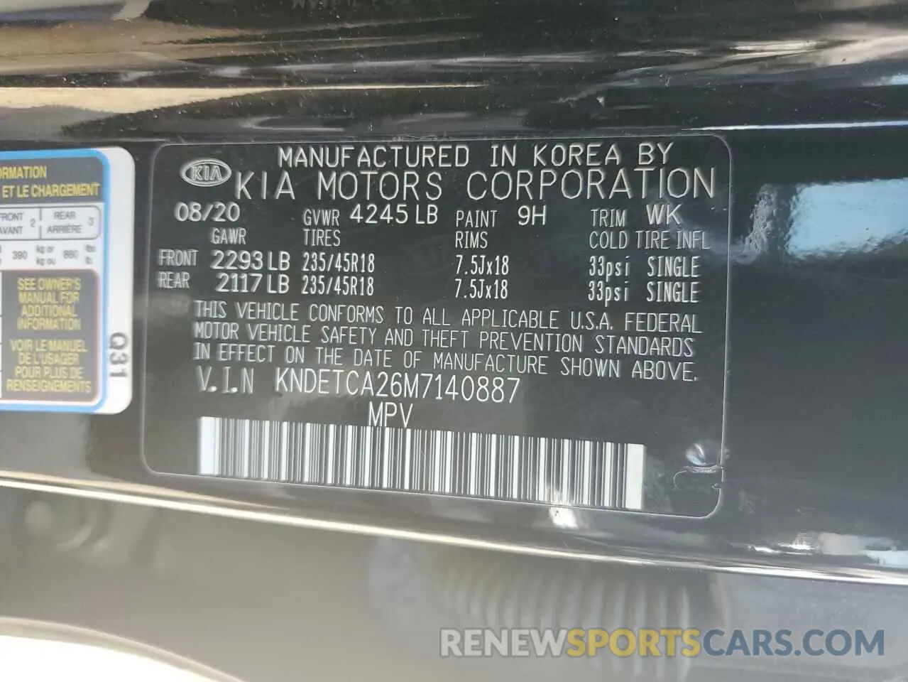 12 fotografías del automóvil dañado KNDETCA26M7140887 KIA SELTOS 2021
