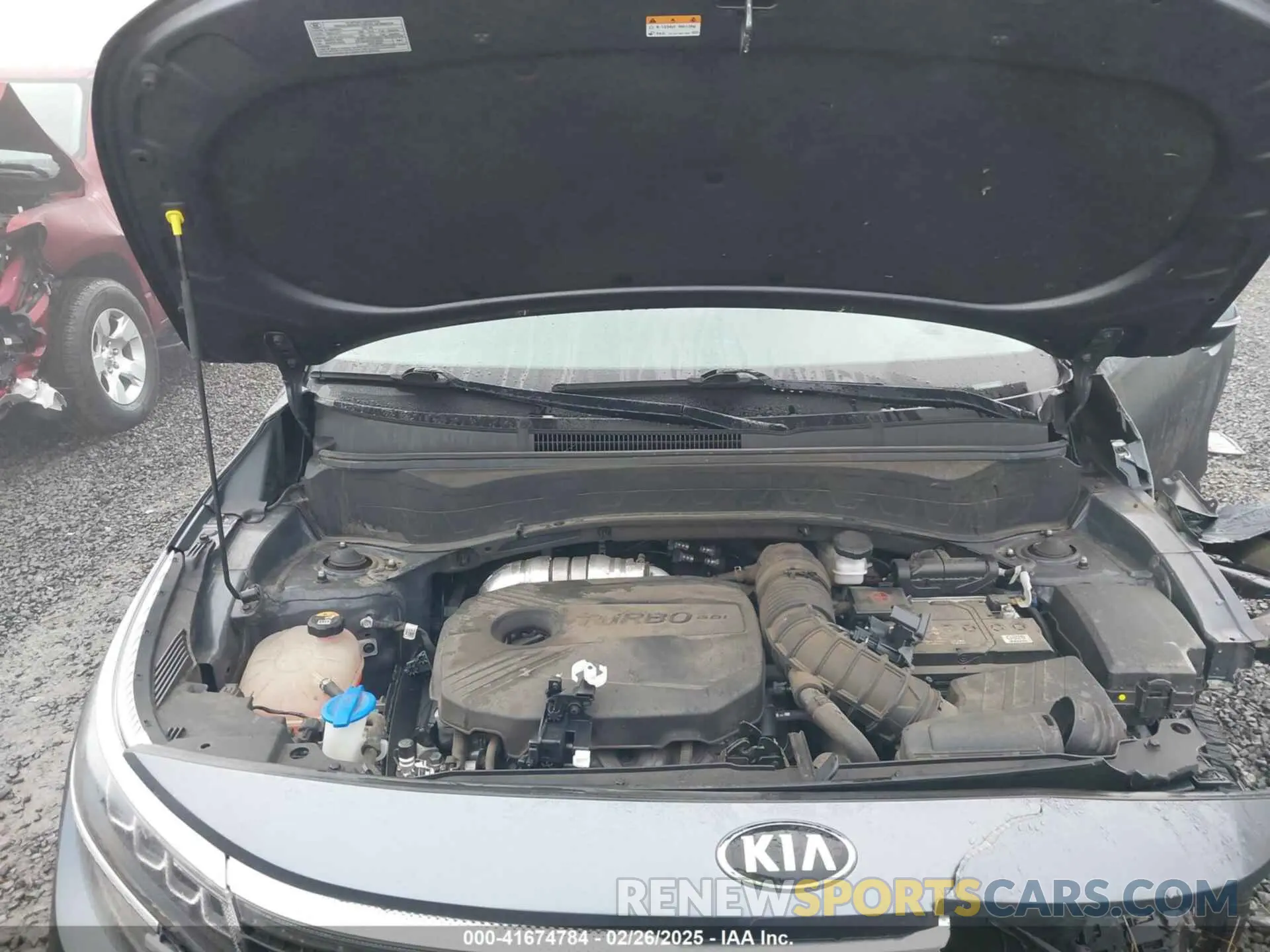 10 fotografías del automóvil dañado KNDETCA26M7182220 KIA SELTOS 2021
