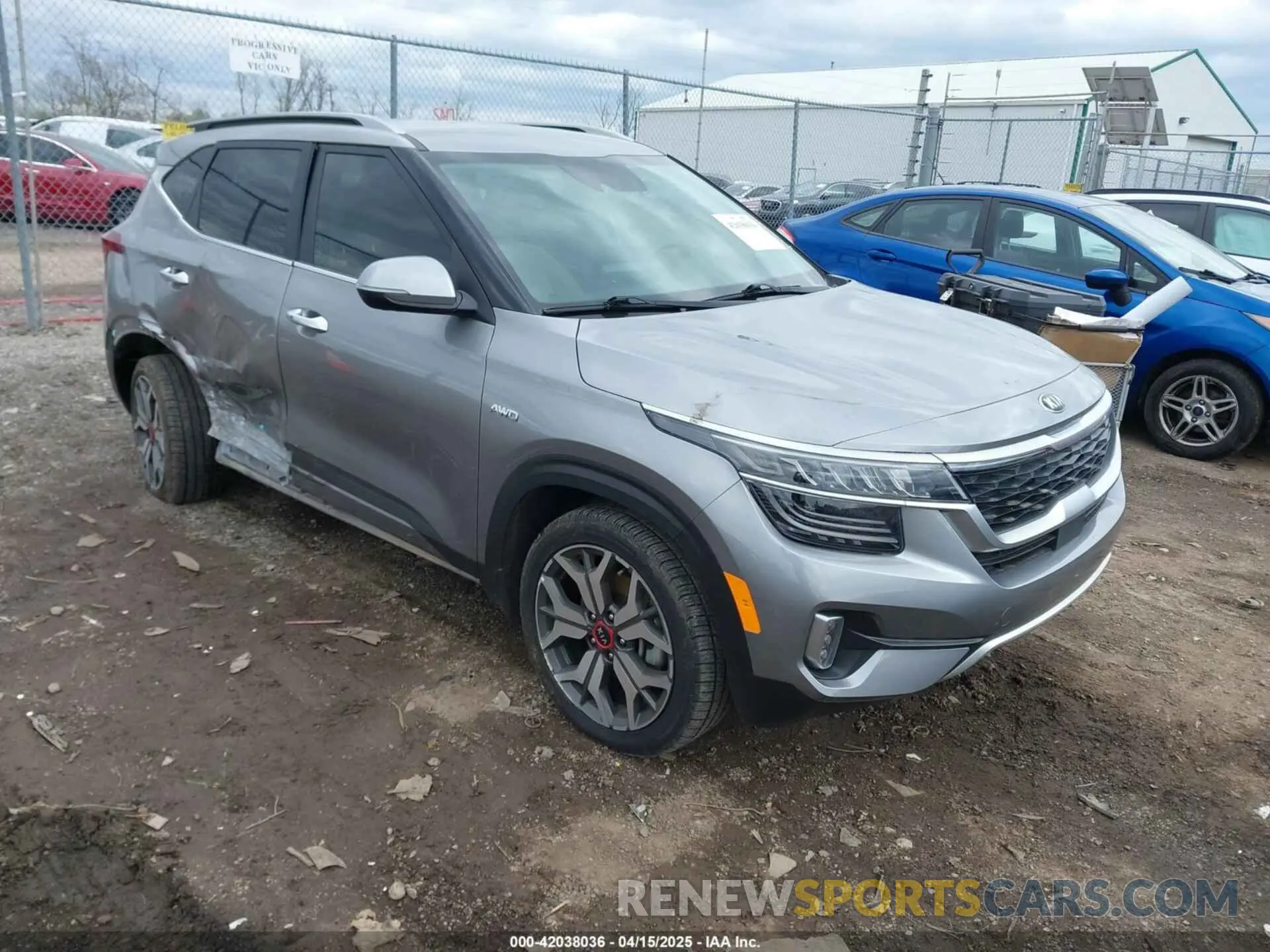 1 fotografías del automóvil dañado KNDETCA28M7161143 KIA SELTOS 2021