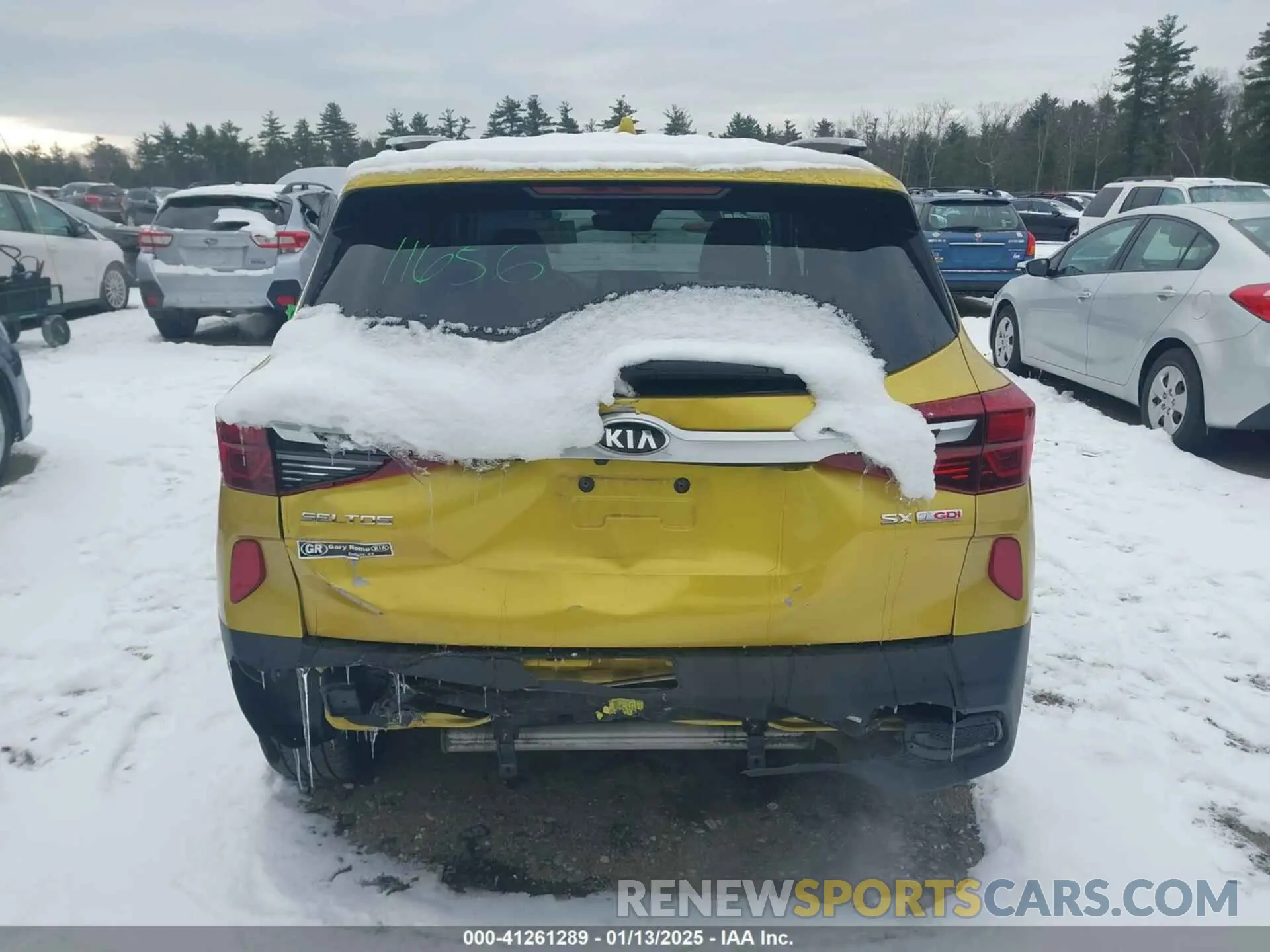 6 fotografías del automóvil dañado KNDETCA28M7166732 KIA SELTOS 2021