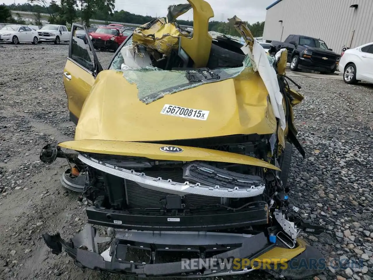 5 fotografías del automóvil dañado KNDETCA2XM7150841 KIA SELTOS 2021