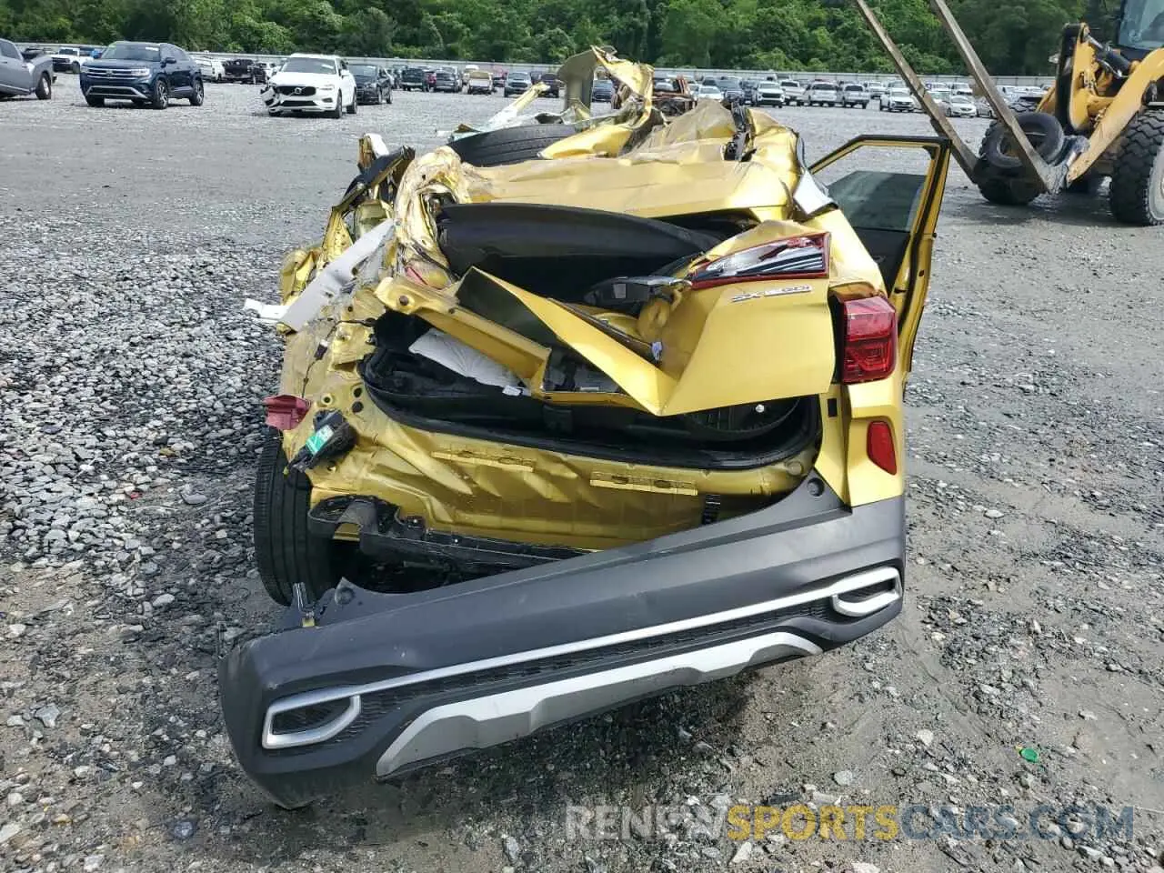 6 fotografías del automóvil dañado KNDETCA2XM7150841 KIA SELTOS 2021