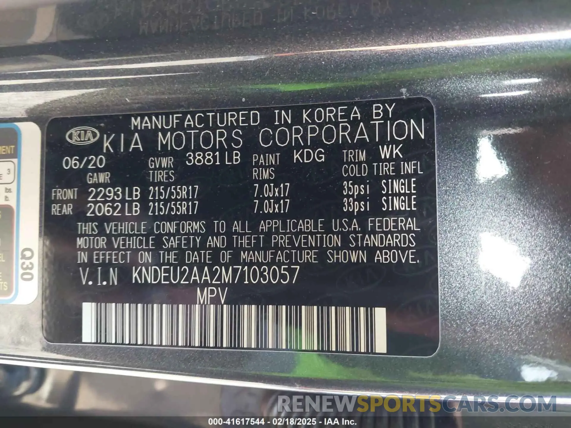 9 fotografías del automóvil dañado KNDEU2AA2M7103057 KIA SELTOS 2021