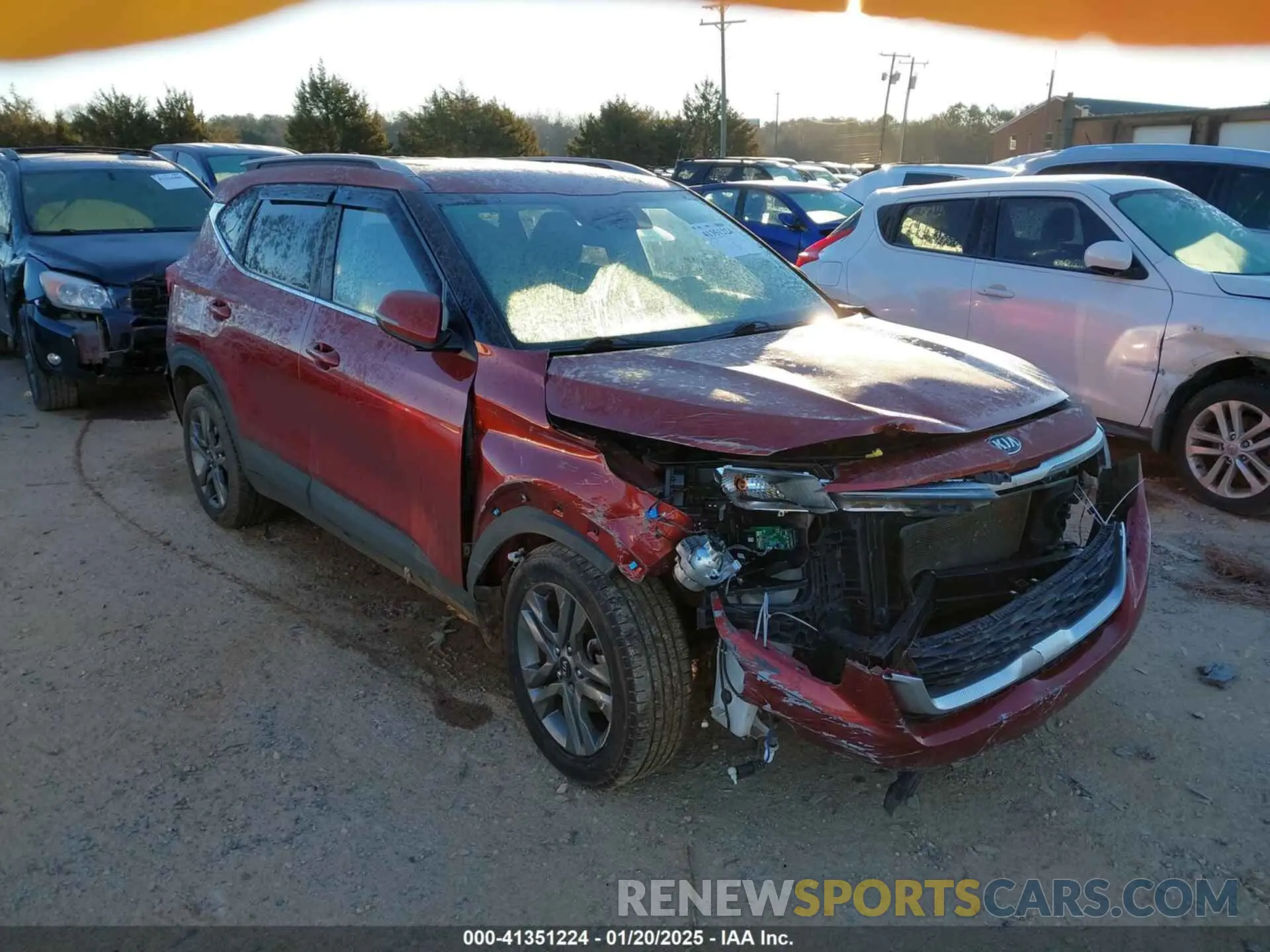 1 fotografías del automóvil dañado KNDEU2AA4M7172588 KIA SELTOS 2021