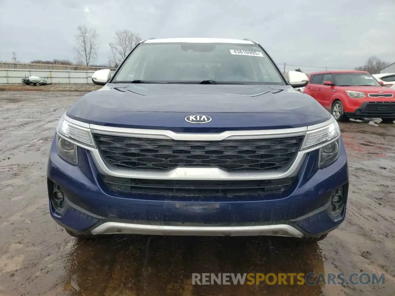 5 fotografías del automóvil dañado KNDEU2AA5M7052136 KIA SELTOS 2021