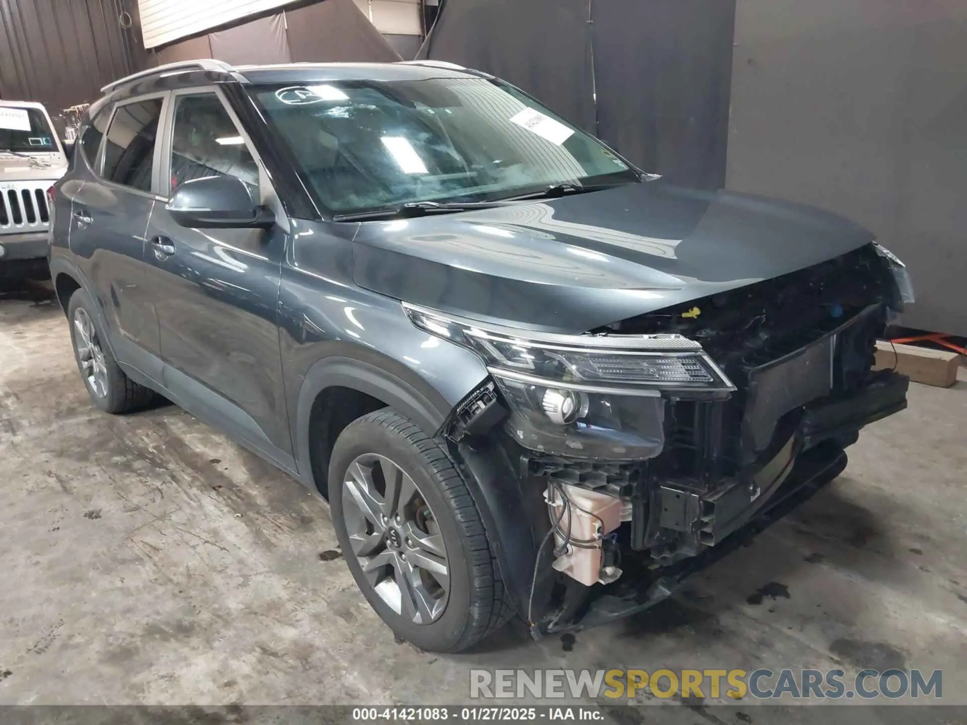 1 fotografías del automóvil dañado KNDEU2AA5M7227629 KIA SELTOS 2021