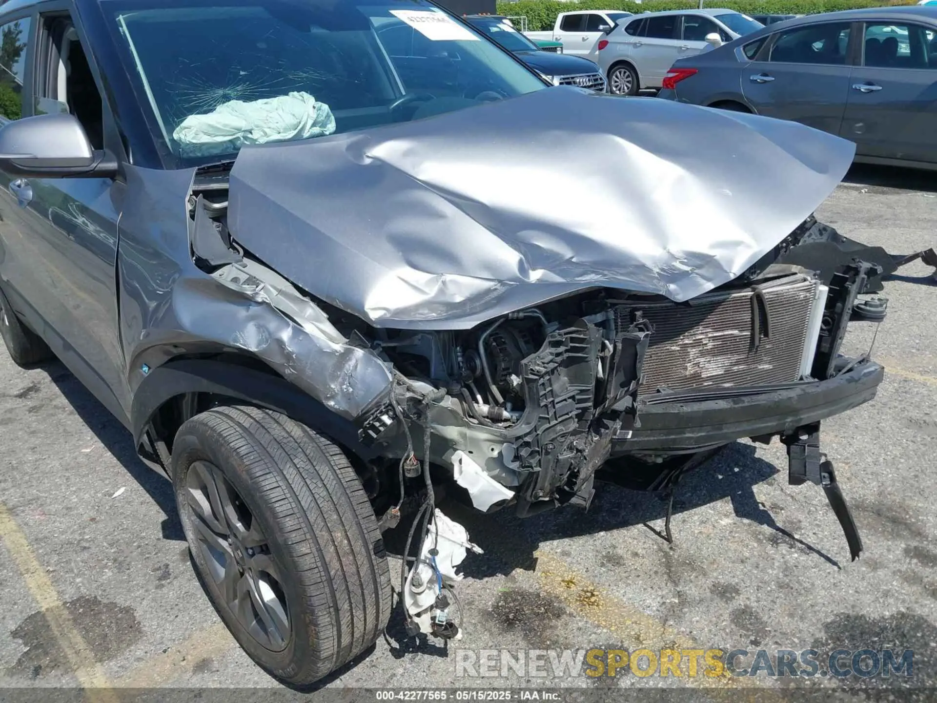 6 fotografías del automóvil dañado KNDEU2AA8M7225051 KIA SELTOS 2021