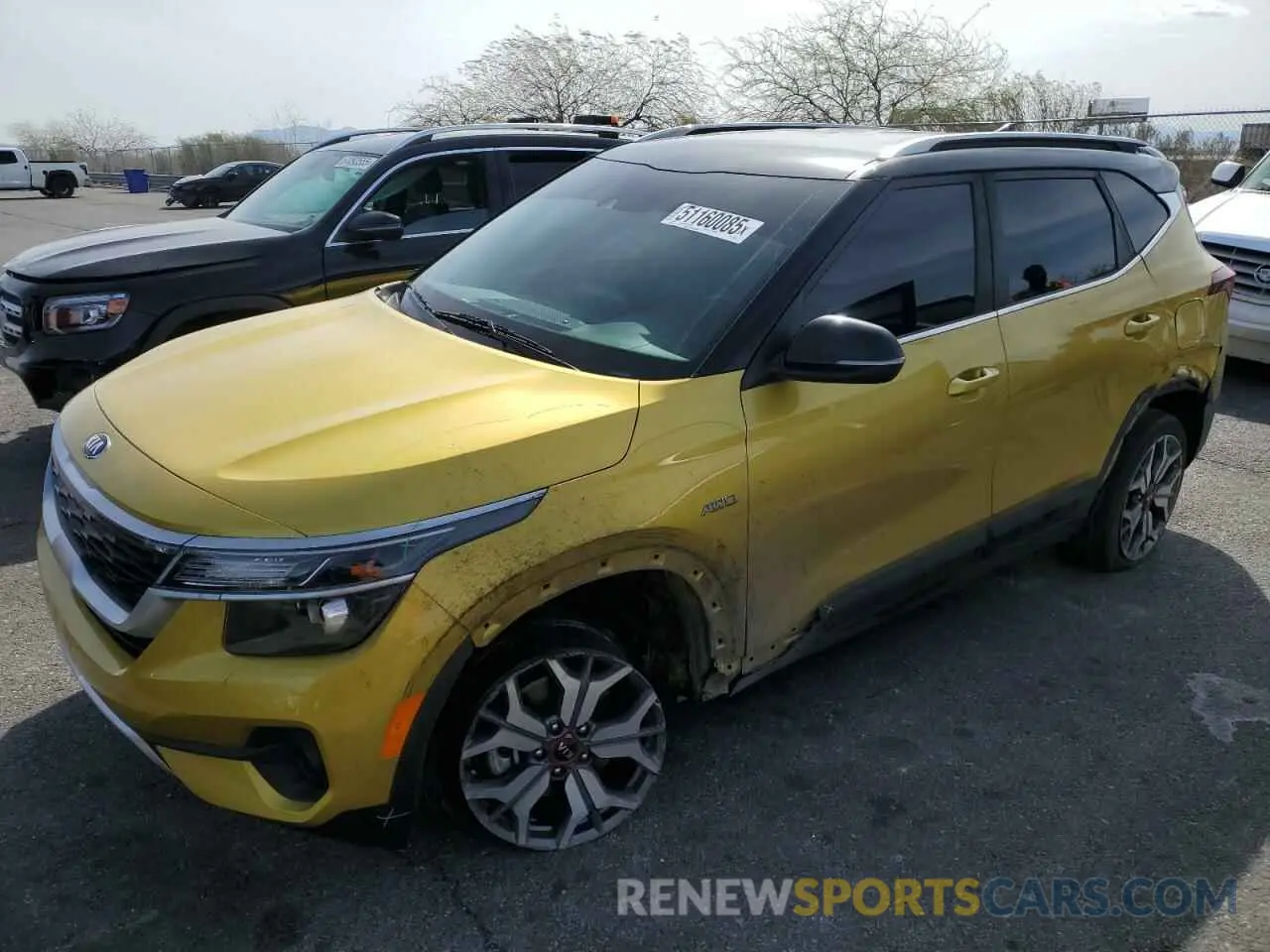 1 fotografías del automóvil dañado KNDEUCA26M7145942 KIA SELTOS 2021