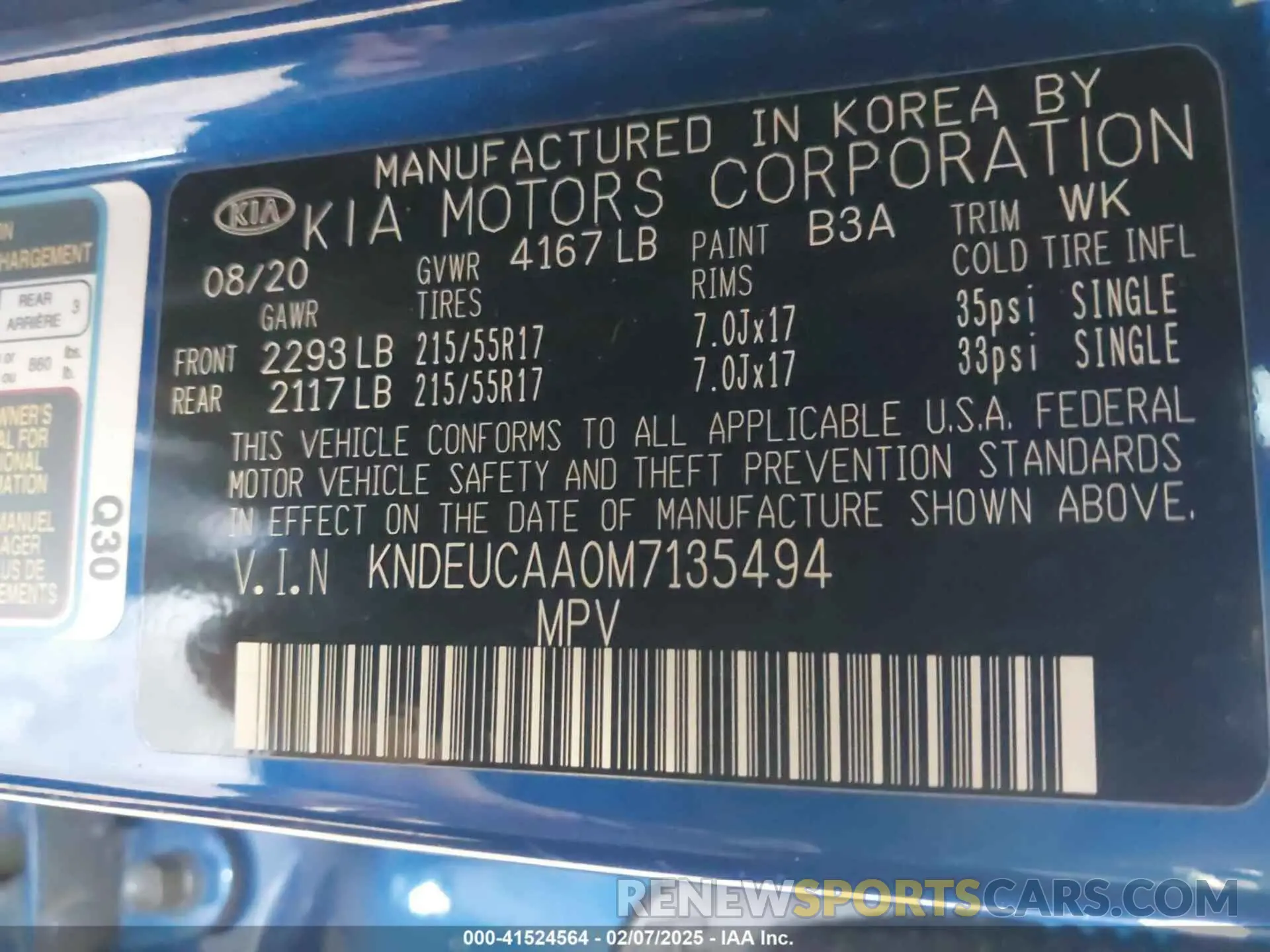 9 fotografías del automóvil dañado KNDEUCAA0M7135494 KIA SELTOS 2021