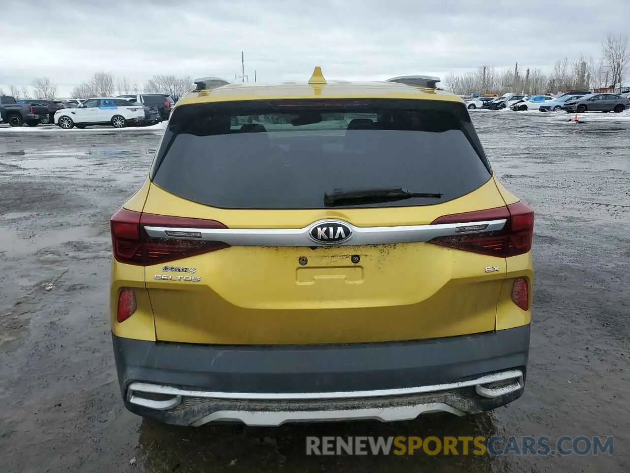 6 fotografías del automóvil dañado KNDEUCAA1M7138100 KIA SELTOS 2021