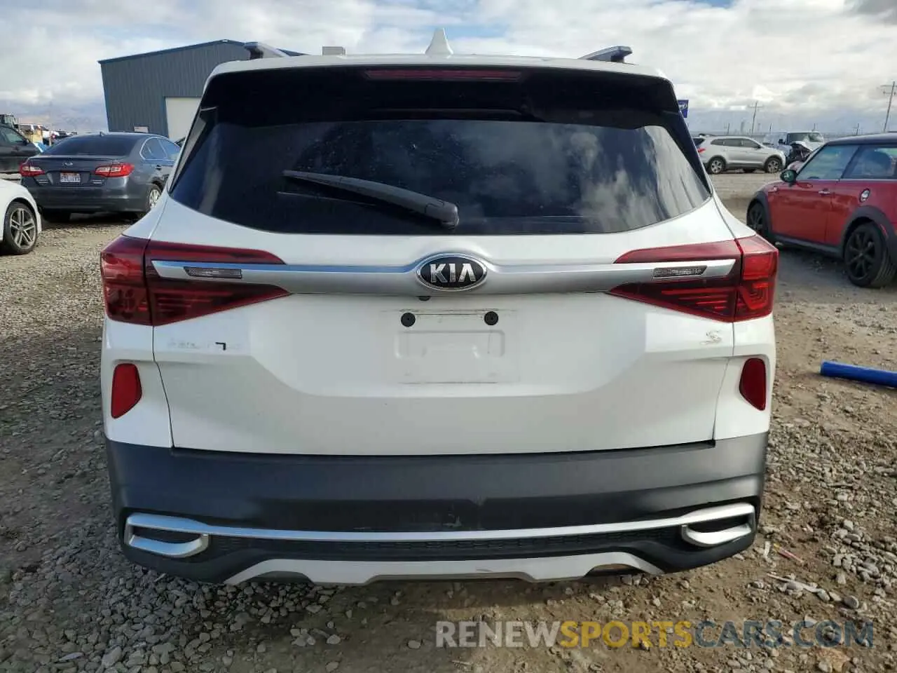 6 fotografías del automóvil dañado KNDEUCAA1M7194831 KIA SELTOS 2021