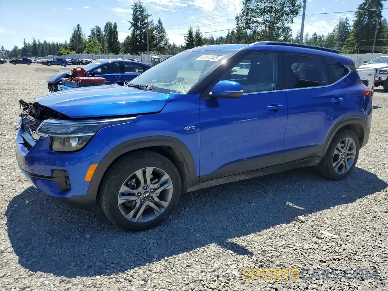 1 fotografías del automóvil dañado KNDEUCAA2M7156458 KIA SELTOS 2021