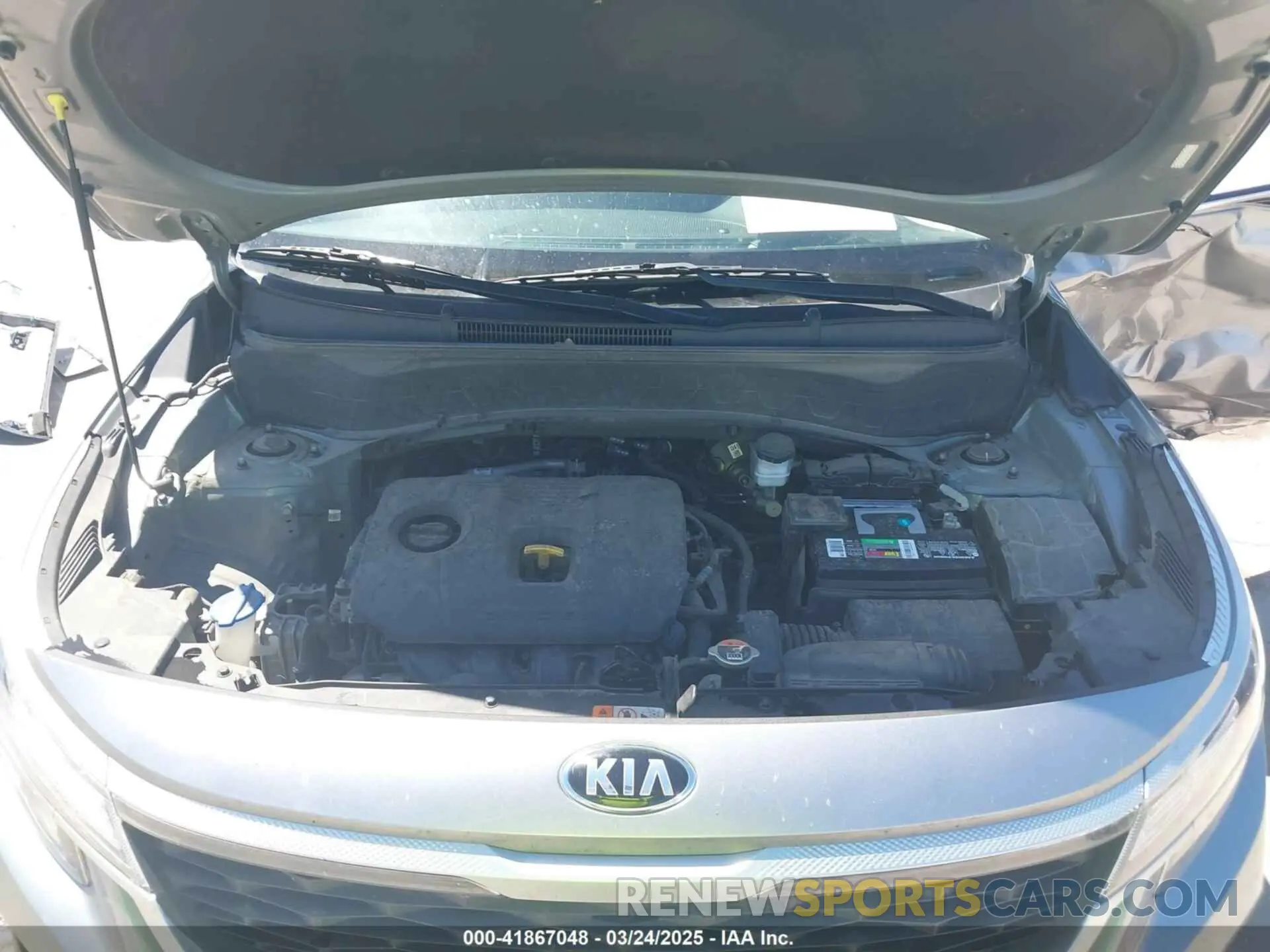10 fotografías del automóvil dañado KNDEUCAA4M7070505 KIA SELTOS 2021