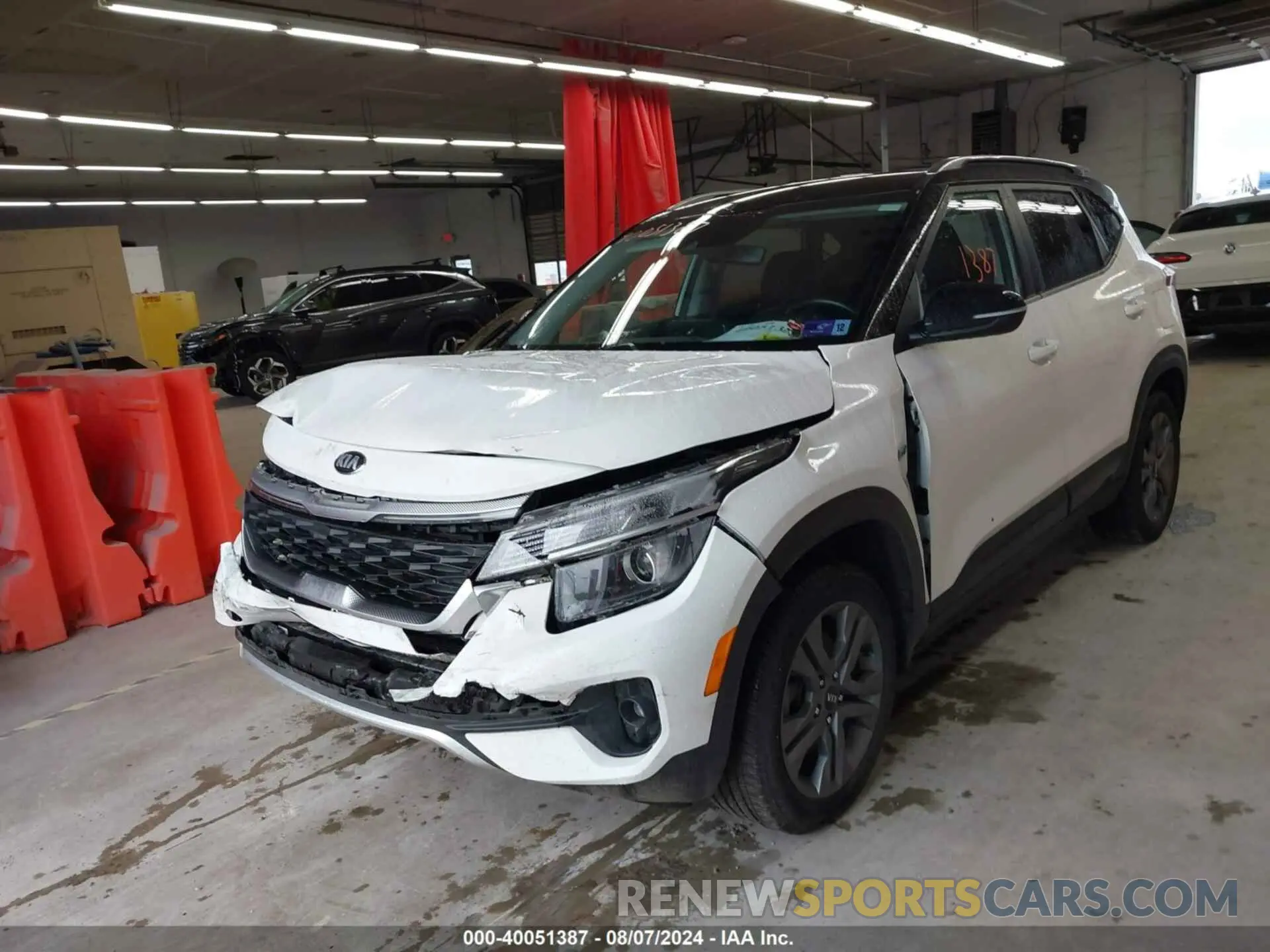 6 fotografías del automóvil dañado KNDEUCAA5M7052787 KIA SELTOS 2021